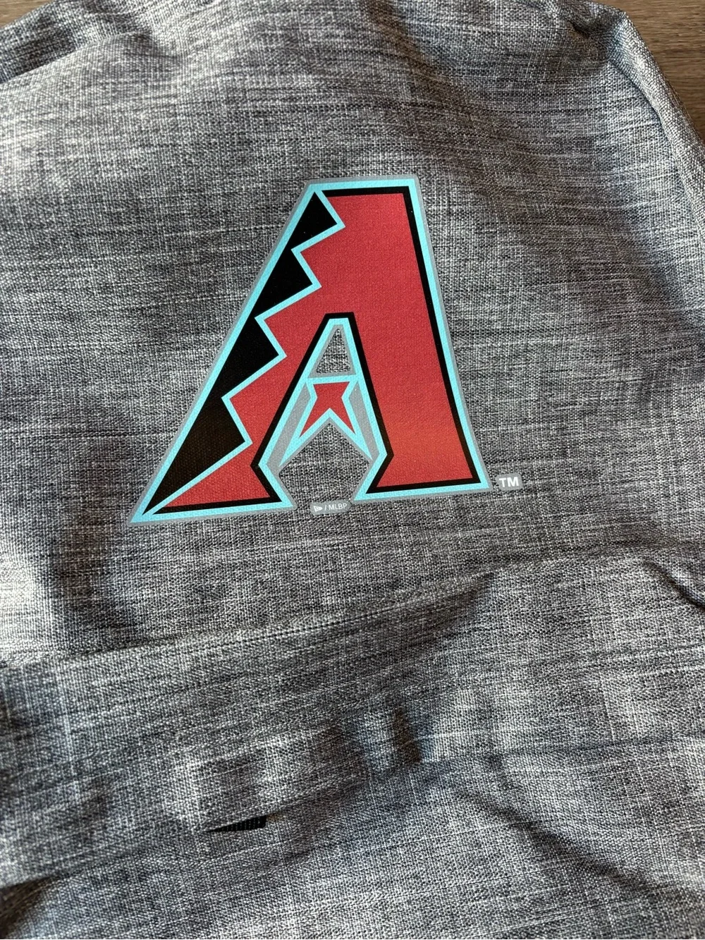 New Era Gray Heather Backpack/Bookbag with Arizona Diamondbacks Logo
